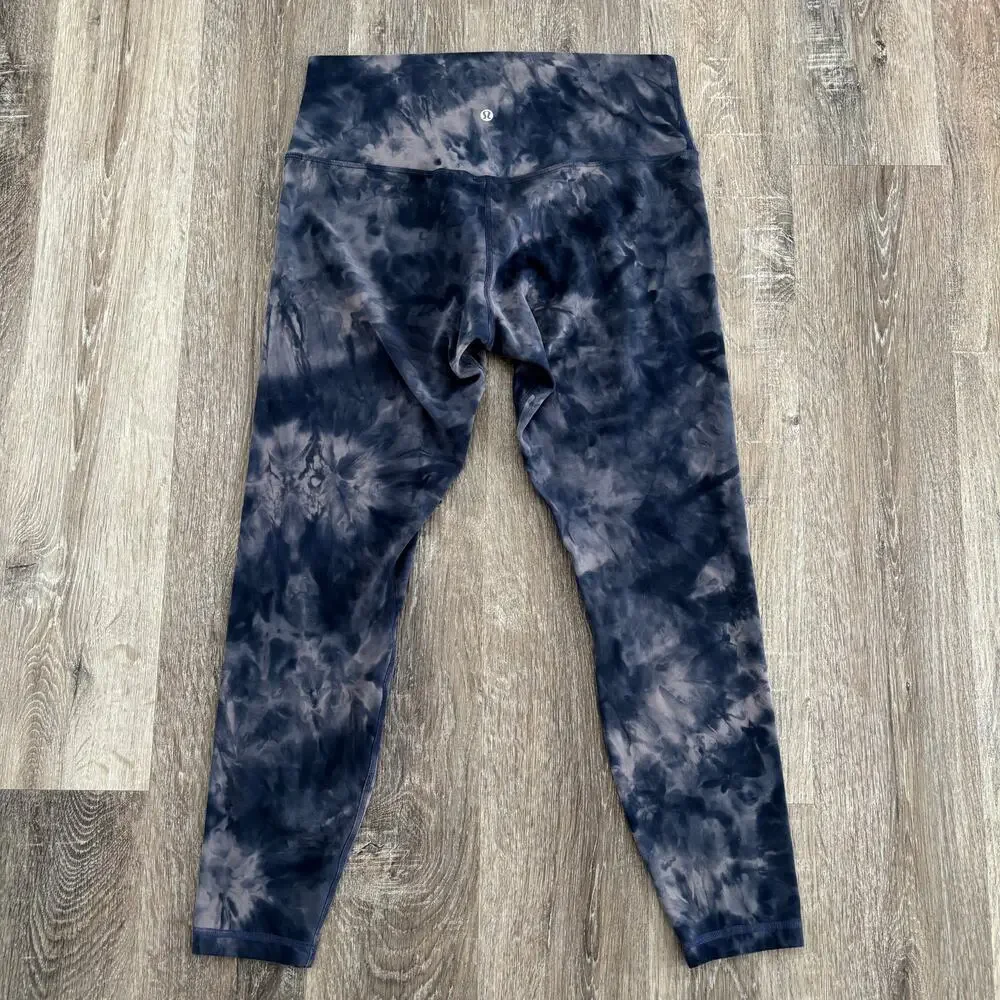 Lululemon Align High-Rise Pant Diamond Dye Lunar Rock True Navy - Size: 12